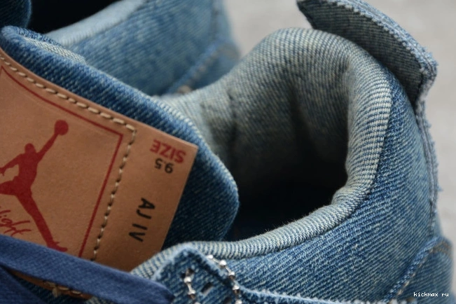 Rep Air Jordan Levi's 4 x Denim AO2571-401 Nike 0817
